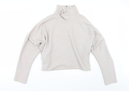 Womens UK Size M Love Grey Basic Blouse