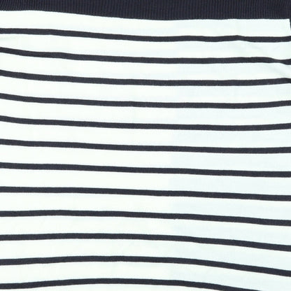 Per Una Womens Blue Striped  Pullover Jumper Size 14