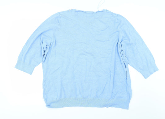 BM Womens Blue   Pullover Jumper Size XL