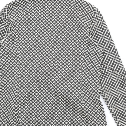 George Womens Black Houndstooth  Jacket  Size 16