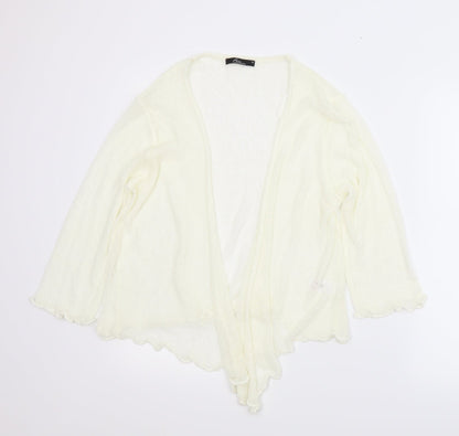 BM Womens Ivory   Cardigan Jumper Size M