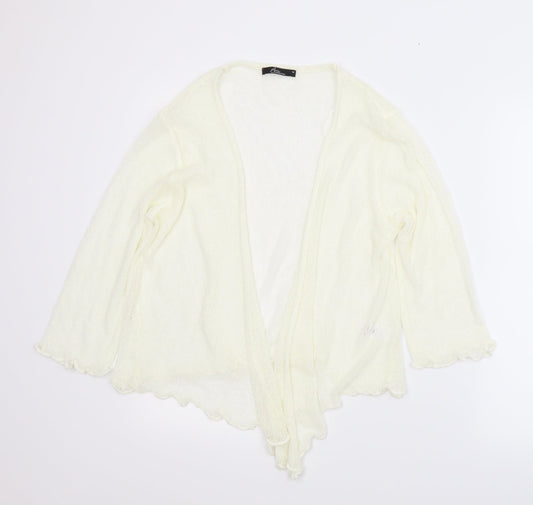 BM Womens Ivory   Cardigan Jumper Size M