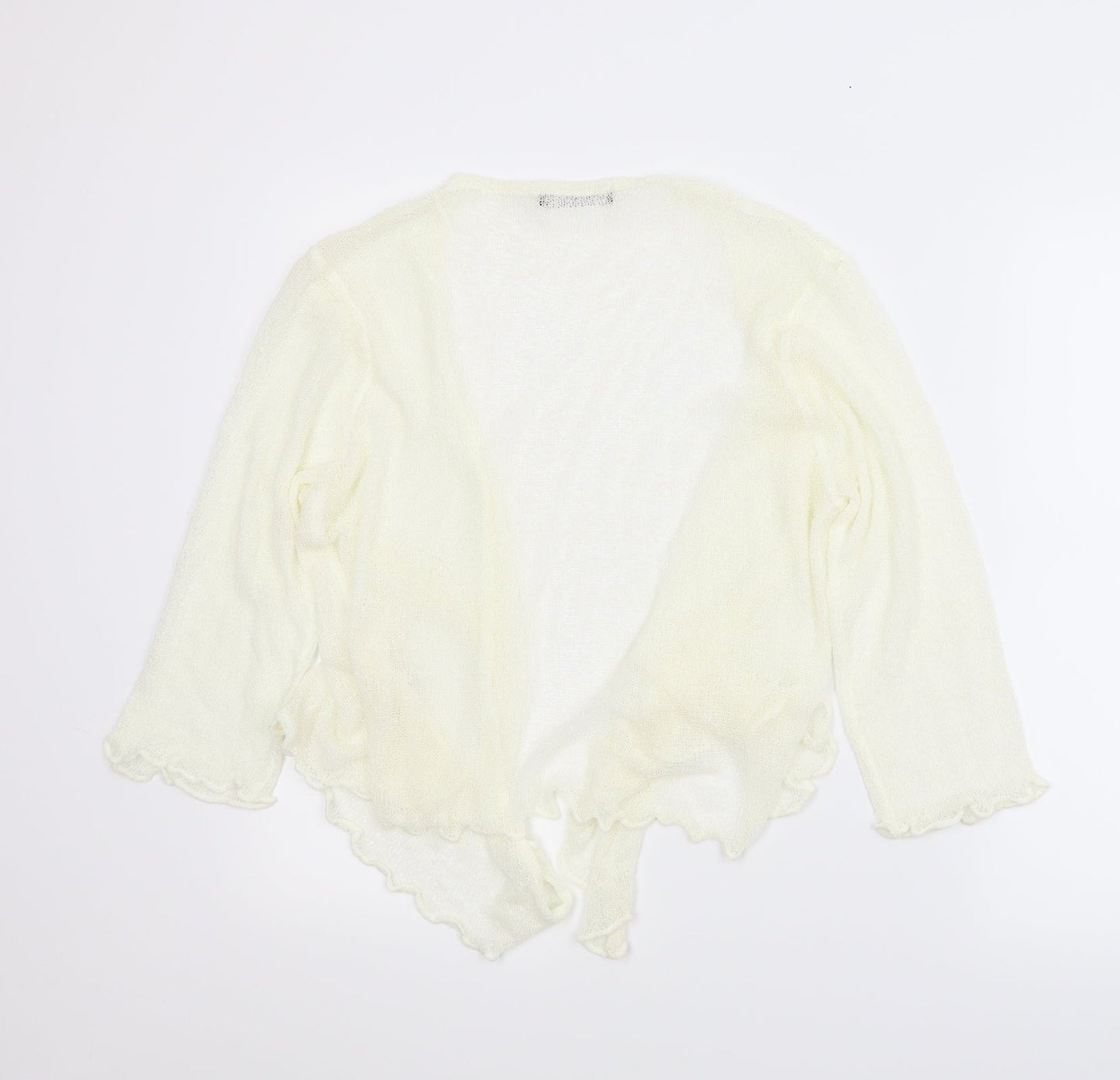 BM Womens Ivory   Cardigan Jumper Size M