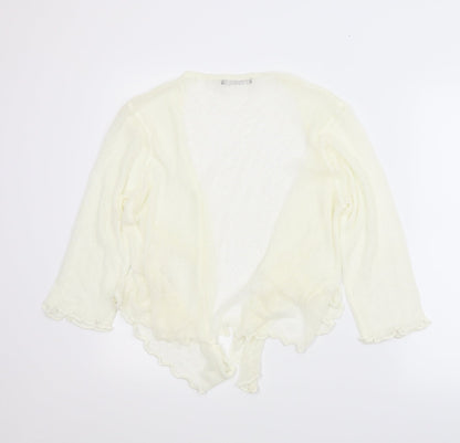 BM Womens Ivory   Cardigan Jumper Size M