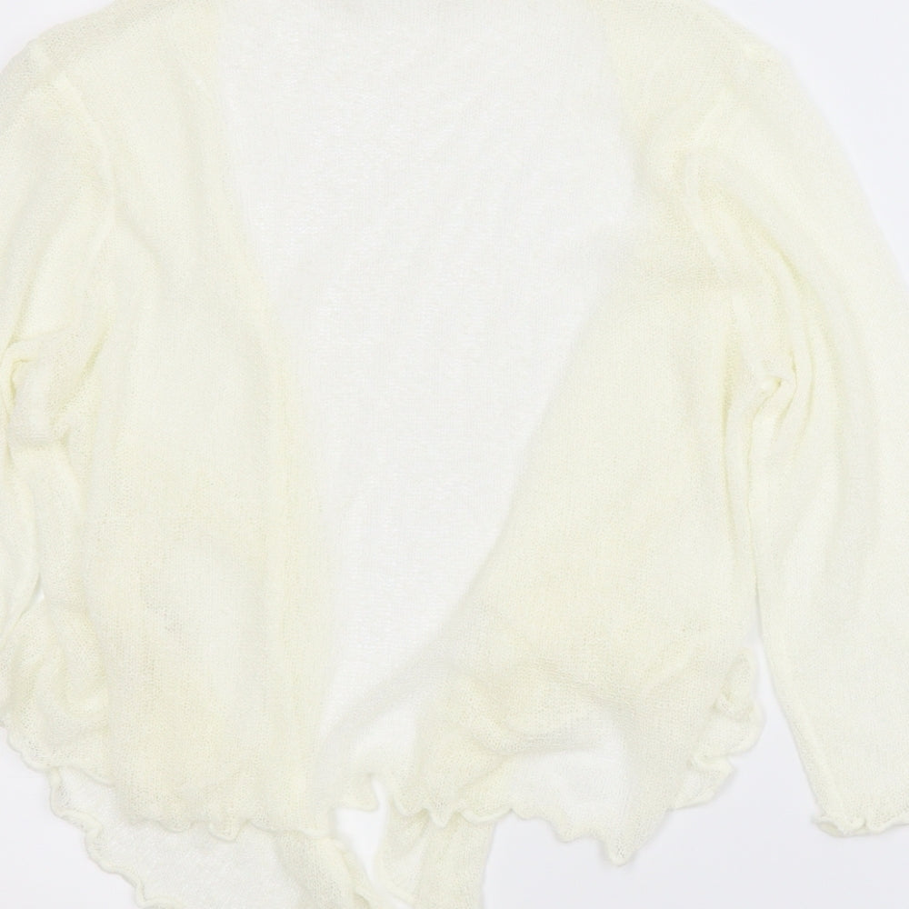 BM Womens Ivory   Cardigan Jumper Size M