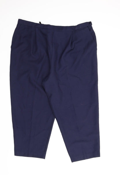 Unity Womens Blue   Carrot Trousers Size 26 L23 in