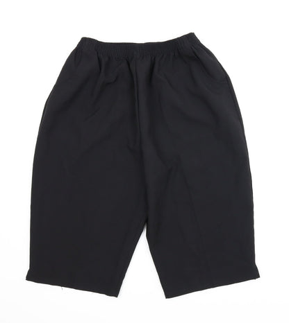 Womens UK Size XL Preworn Regular Fit Bloomer Black Trousers
