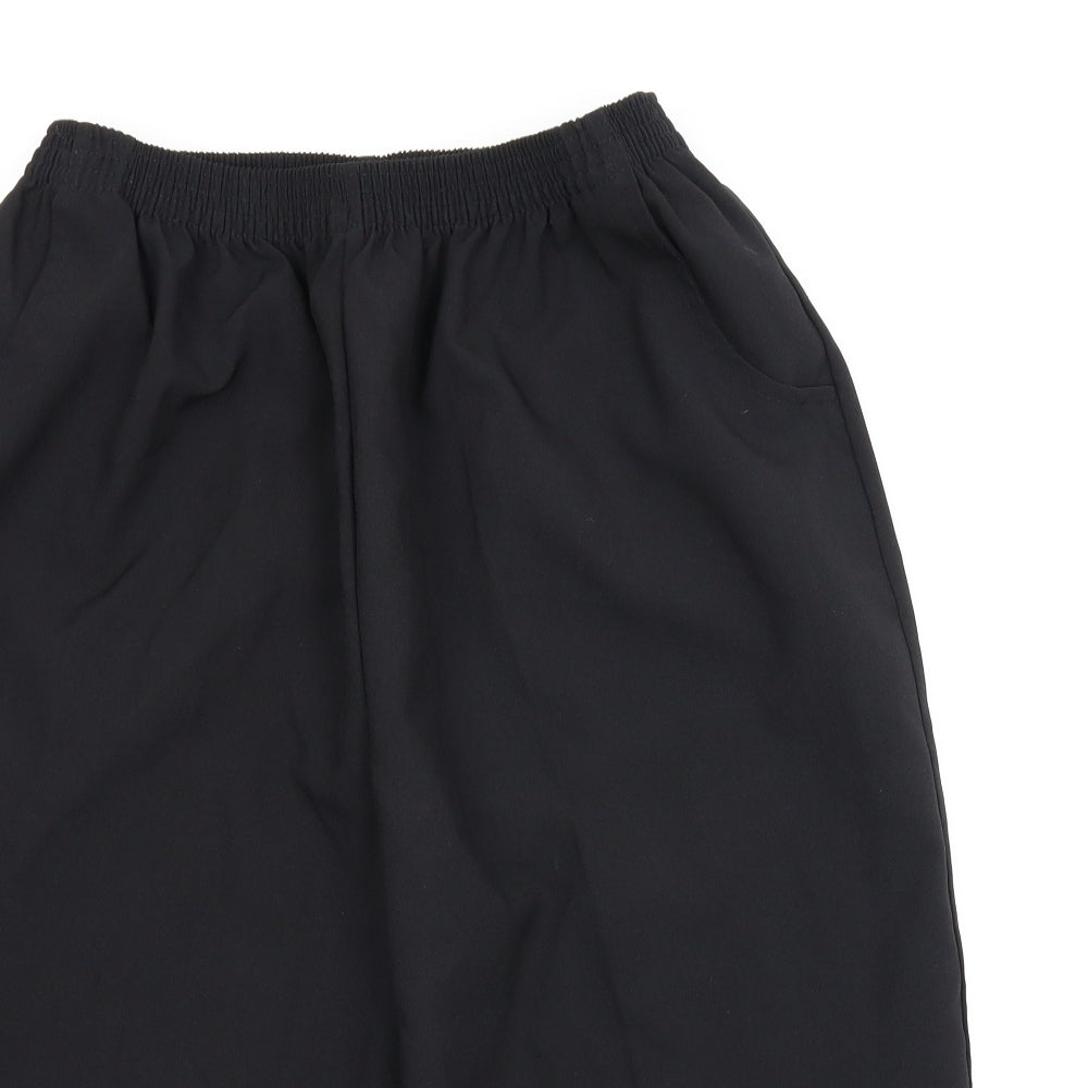 Womens UK Size XL Preworn Regular Fit Bloomer Black Trousers