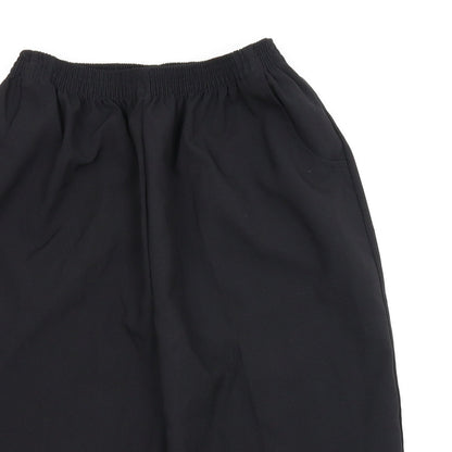 Womens UK Size XL Preworn Regular Fit Bloomer Black Trousers