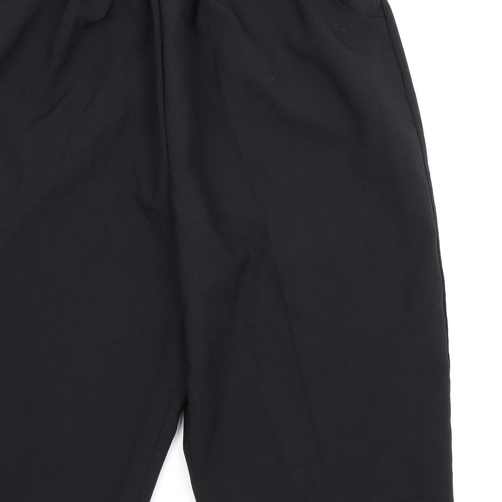 Womens UK Size XL Preworn Regular Fit Bloomer Black Trousers