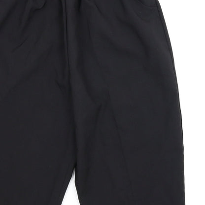 Womens UK Size XL Preworn Regular Fit Bloomer Black Trousers