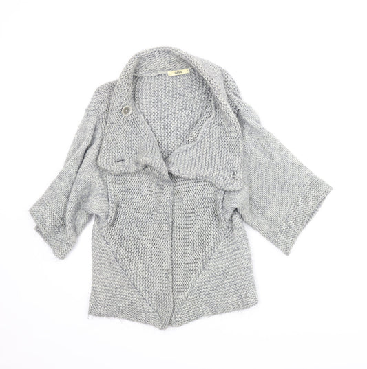 Oasis Womens Grey   Cardigan Jumper Size S