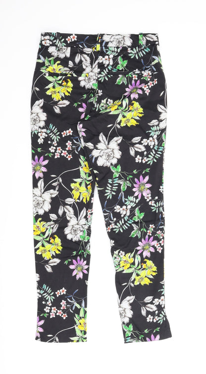Womens UK Size 8 H&M Regular Fit Pedal Pusher Multicoloured Trousers