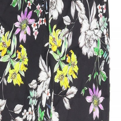 Womens UK Size 8 H&M Regular Fit Pedal Pusher Multicoloured Trousers