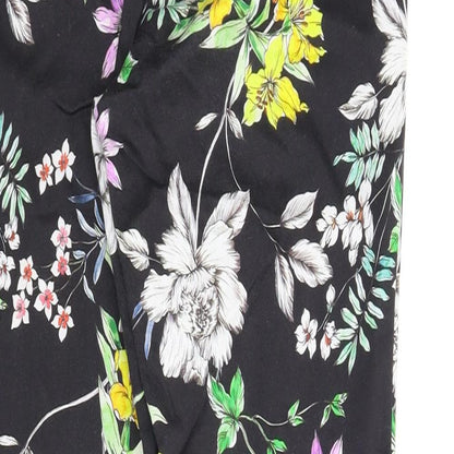 Womens UK Size 8 H&M Regular Fit Pedal Pusher Multicoloured Trousers