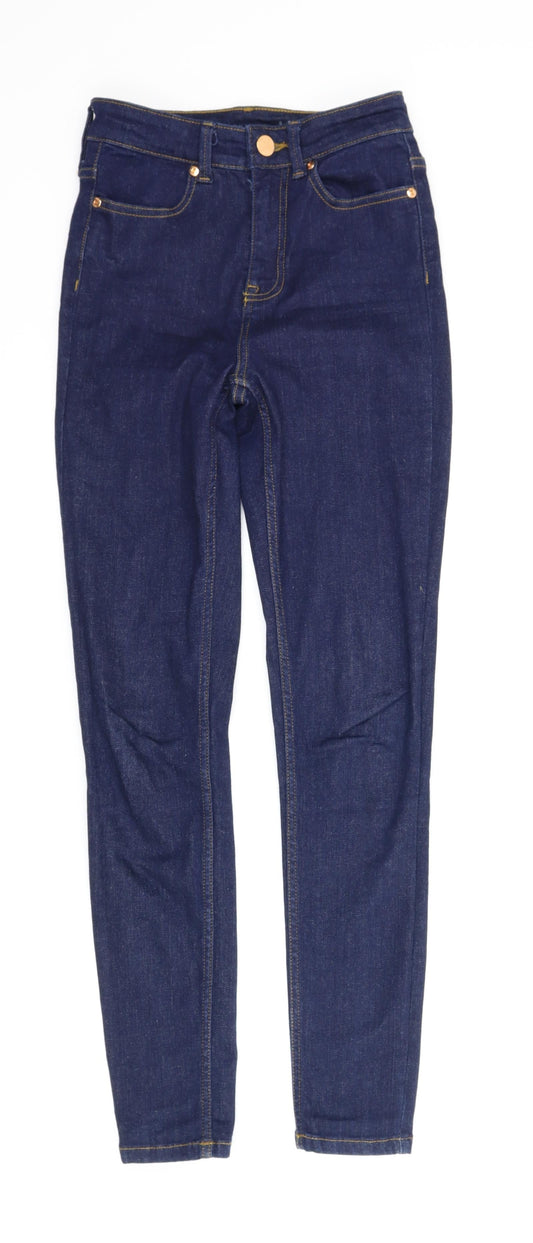 Oasis Womens Blue  Denim Skinny Jeans Size 6 L28 in