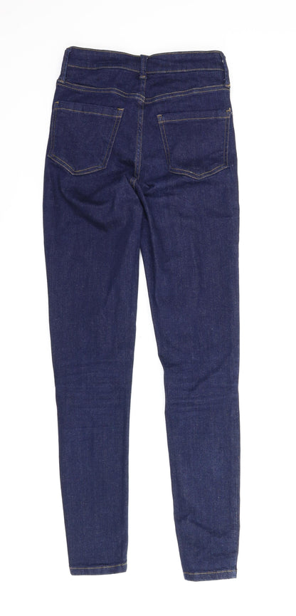 Oasis Womens Blue  Denim Skinny Jeans Size 6 L28 in