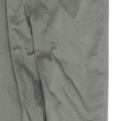 Womens UK Size 8 F&F Regular Fit Carpenter Green Trousers