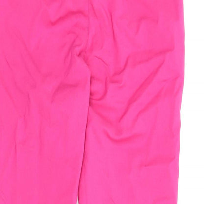 Womens UK Size M Freesia Regular Fit Chino Pink Trousers