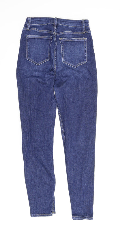 H&M Womens Blue  Denim Skinny Jeans Size 6 L28 in