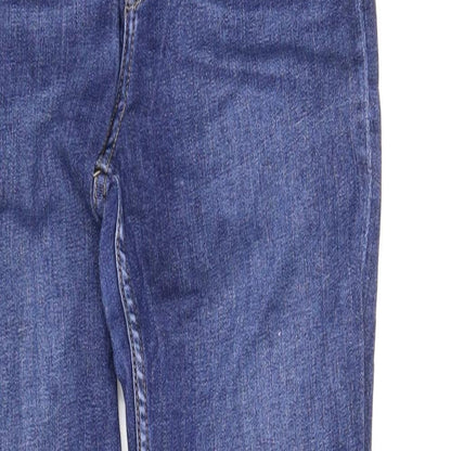 H&M Womens Blue  Denim Skinny Jeans Size 6 L28 in