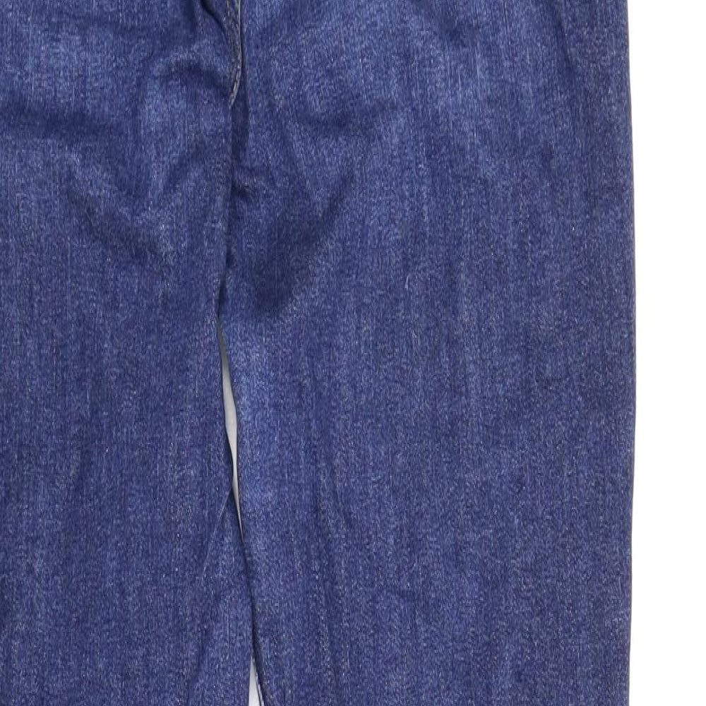 H&M Womens Blue  Denim Skinny Jeans Size 6 L28 in