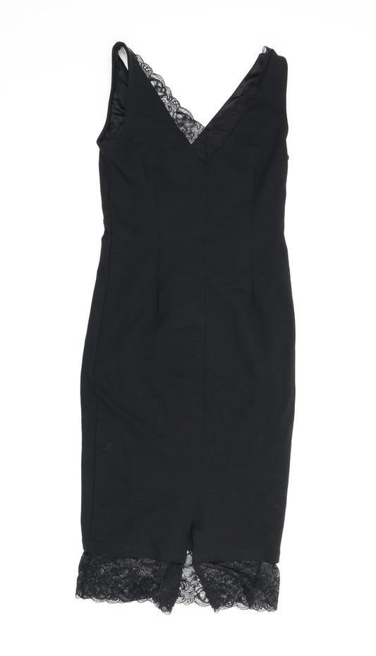 M&S Womens Black   Bodycon  Size 8