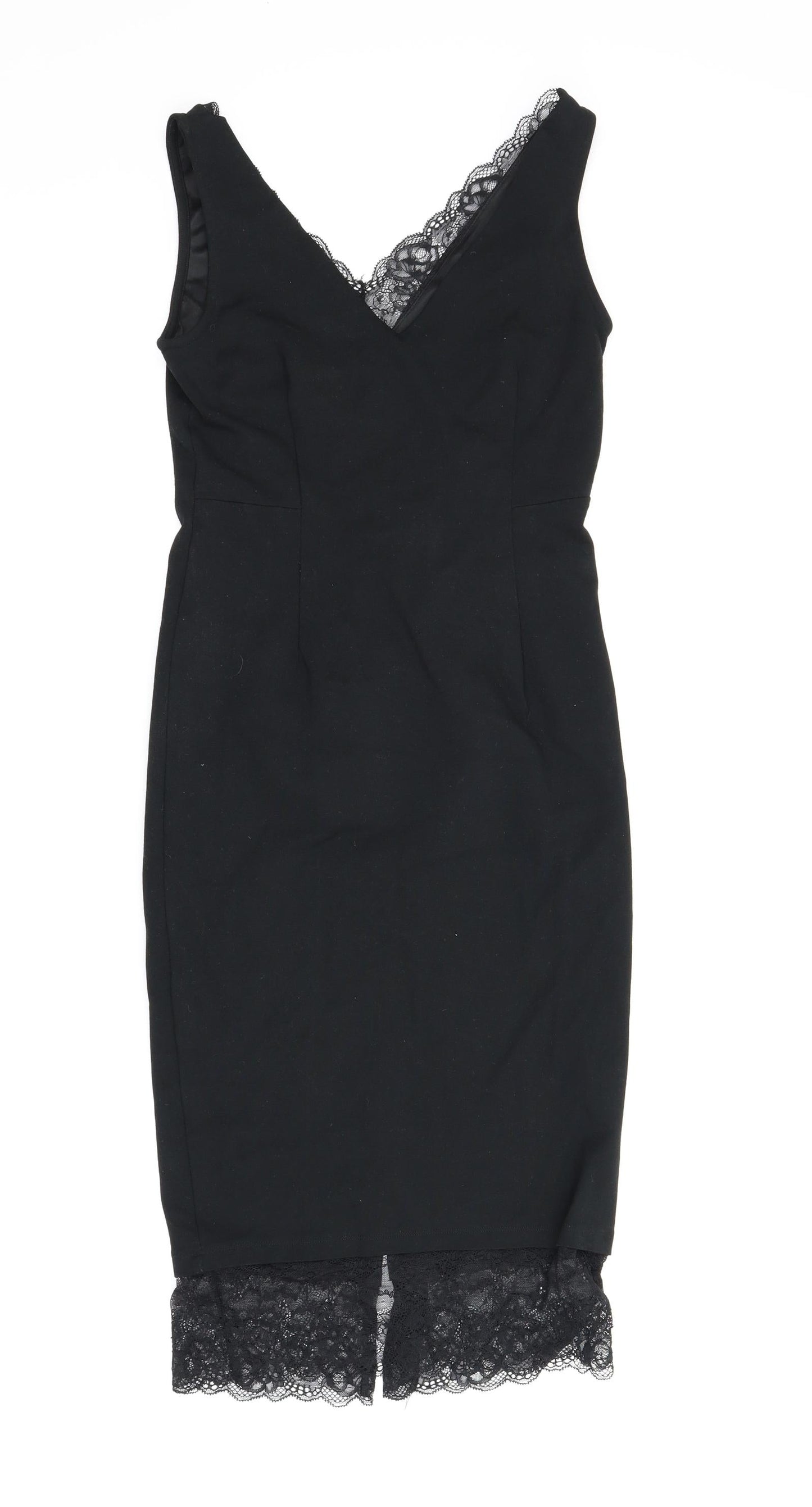 M&S Womens Black   Bodycon  Size 8