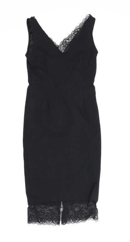 M&S Womens Black   Bodycon  Size 8