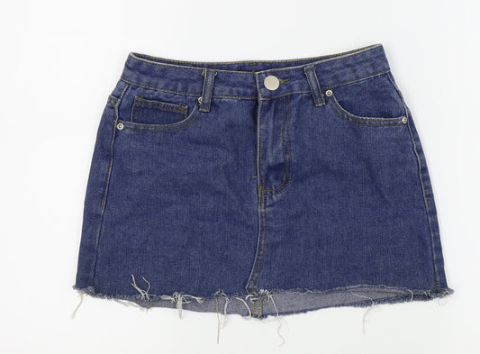 Boohoo Womens Blue   Maxi Skirt Size 8