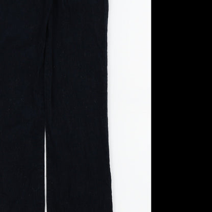 M&s Womens Black   Tapered Jeans Size 10 L28.5 in