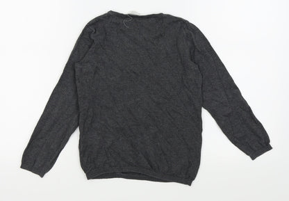 H&M Girls Green   Pullover Jumper Size 6-7 Years
