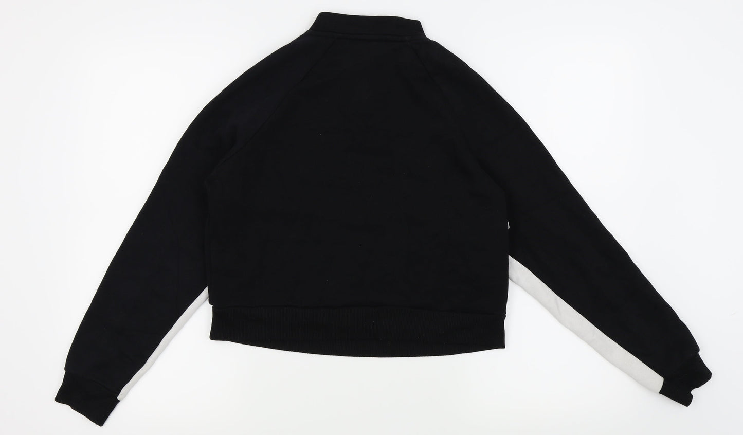 New Look Girls Black Striped  Pullover Jumper Size 12-13 Years