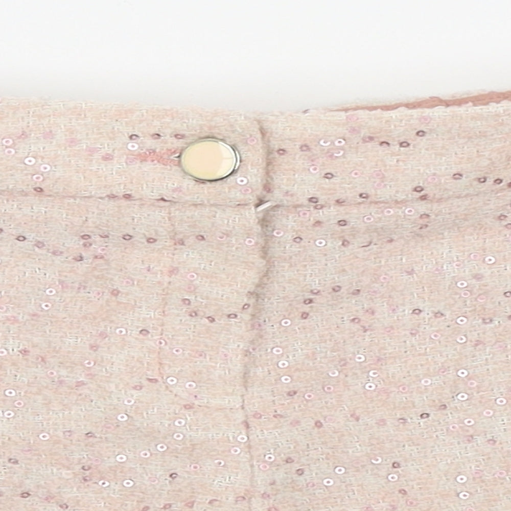 F&F Girls Pink   Hot Pants Shorts Size 5-6 Years