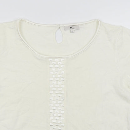 cc Womens White   Basic T-Shirt Size M