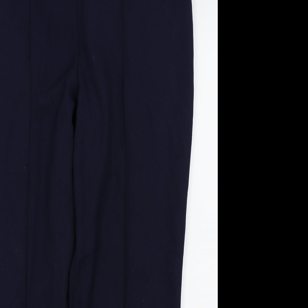 Womens UK Size 14 Papaya Regular Fit  Blue Trousers