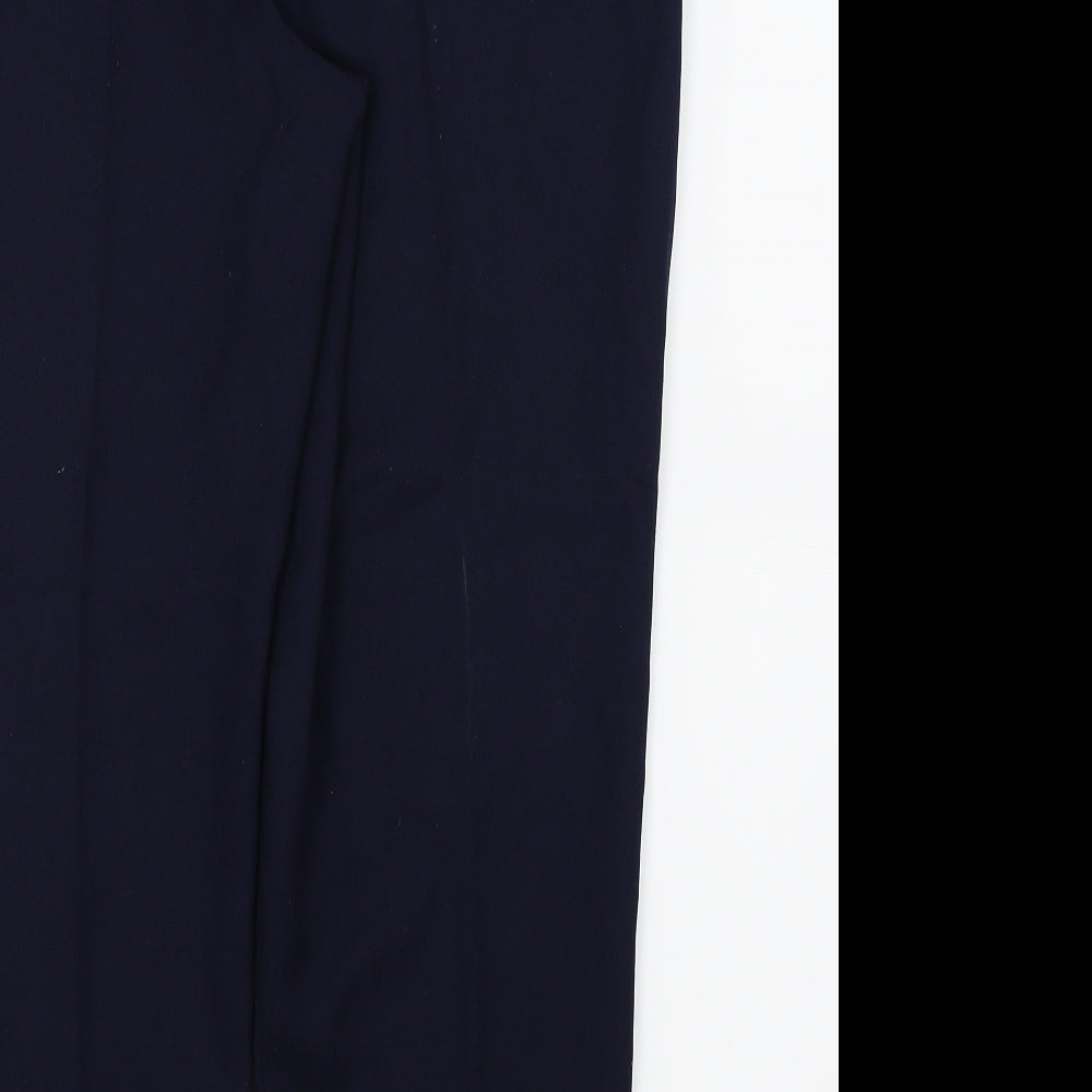 Womens UK Size 14 Papaya Regular Fit  Blue Trousers