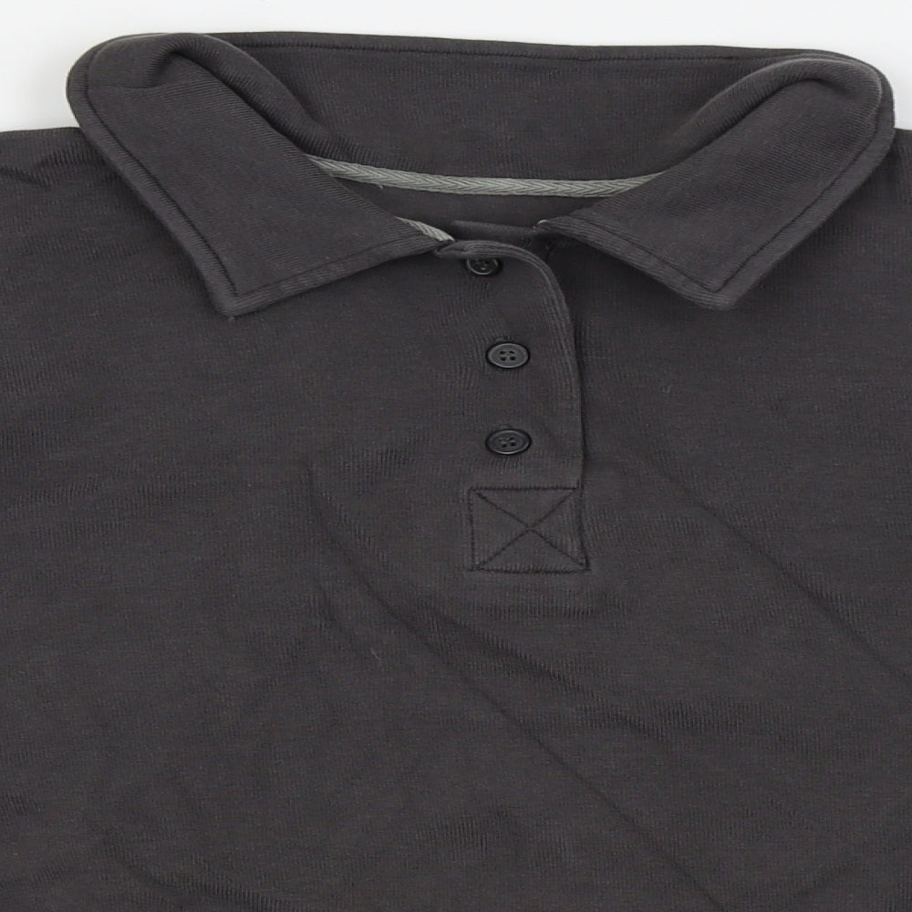 Womens UK Size M Preworn Green Basic Polo