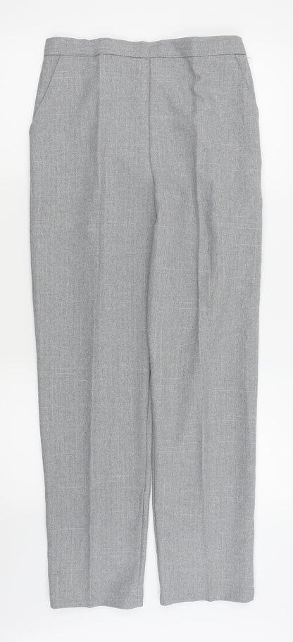 Womens UK Size 14 Preworn Regular Fit  Green Trousers
