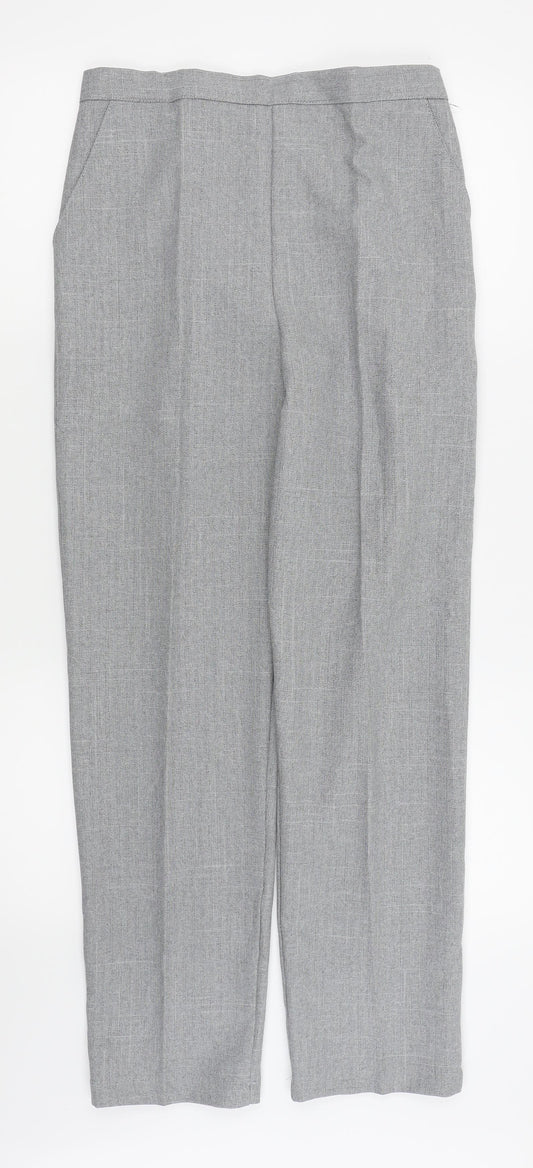 Womens UK Size 14 Preworn Regular Fit  Green Trousers