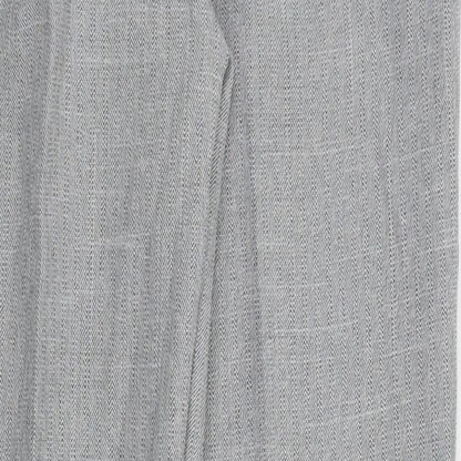 Womens UK Size 14 Preworn Regular Fit  Green Trousers