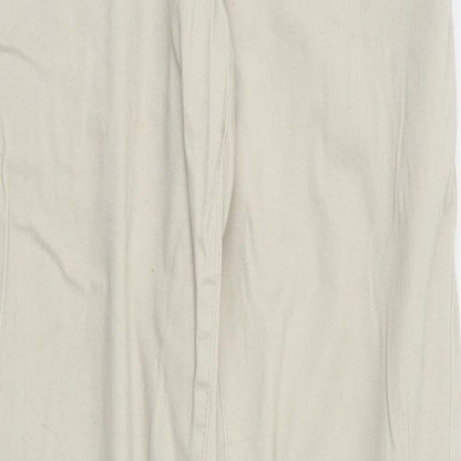 Stradivarius Womens Beige   Trousers  Size 38 L29 in