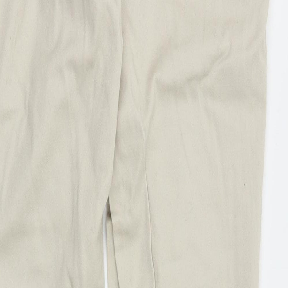 Stradivarius Womens Beige   Trousers  Size 38 L29 in