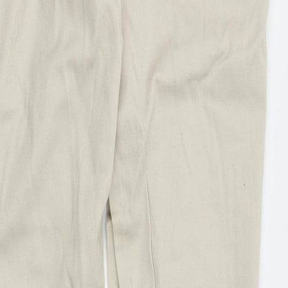 Stradivarius Womens Beige   Trousers  Size 38 L29 in