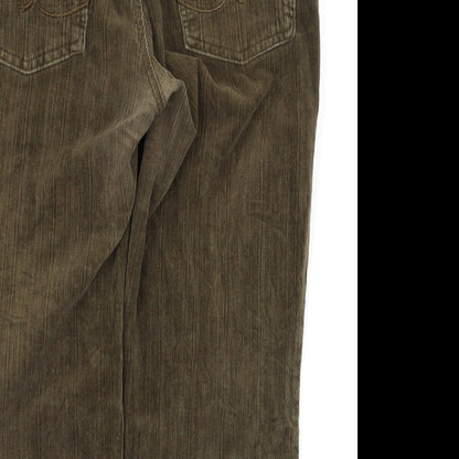 Miaoni Womens Brown   Capri Trousers Size 33 L20 in