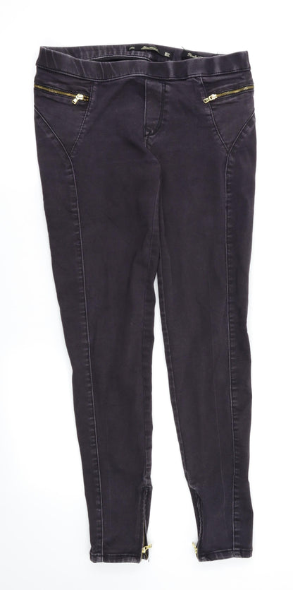 leava women   Womens Black   Jegging Trousers Size 6 L29 in