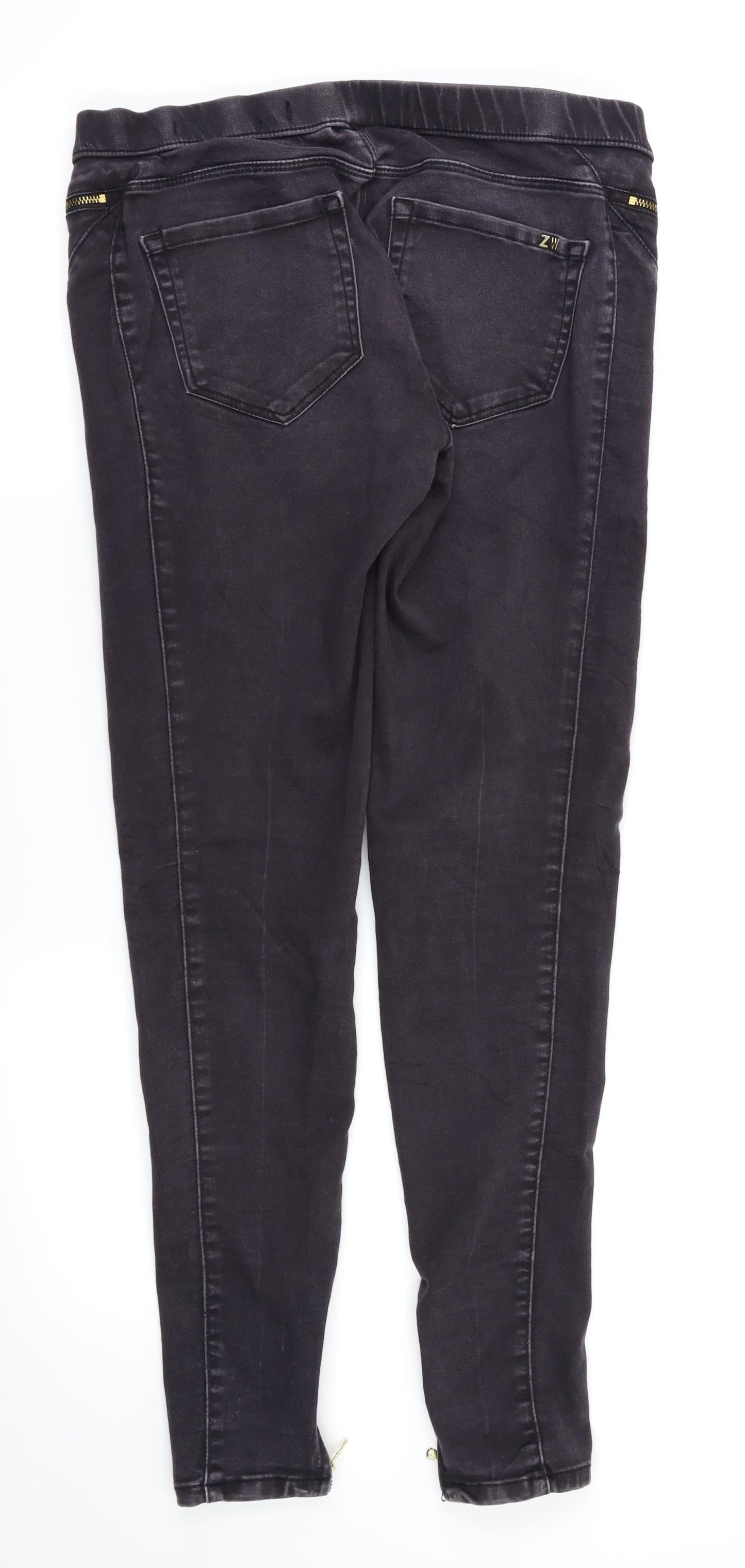 leava women   Womens Black   Jegging Trousers Size 6 L29 in