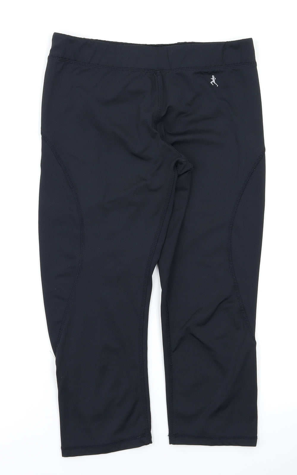 Primark Womens Black   Capri Leggings Size 8 L20 in