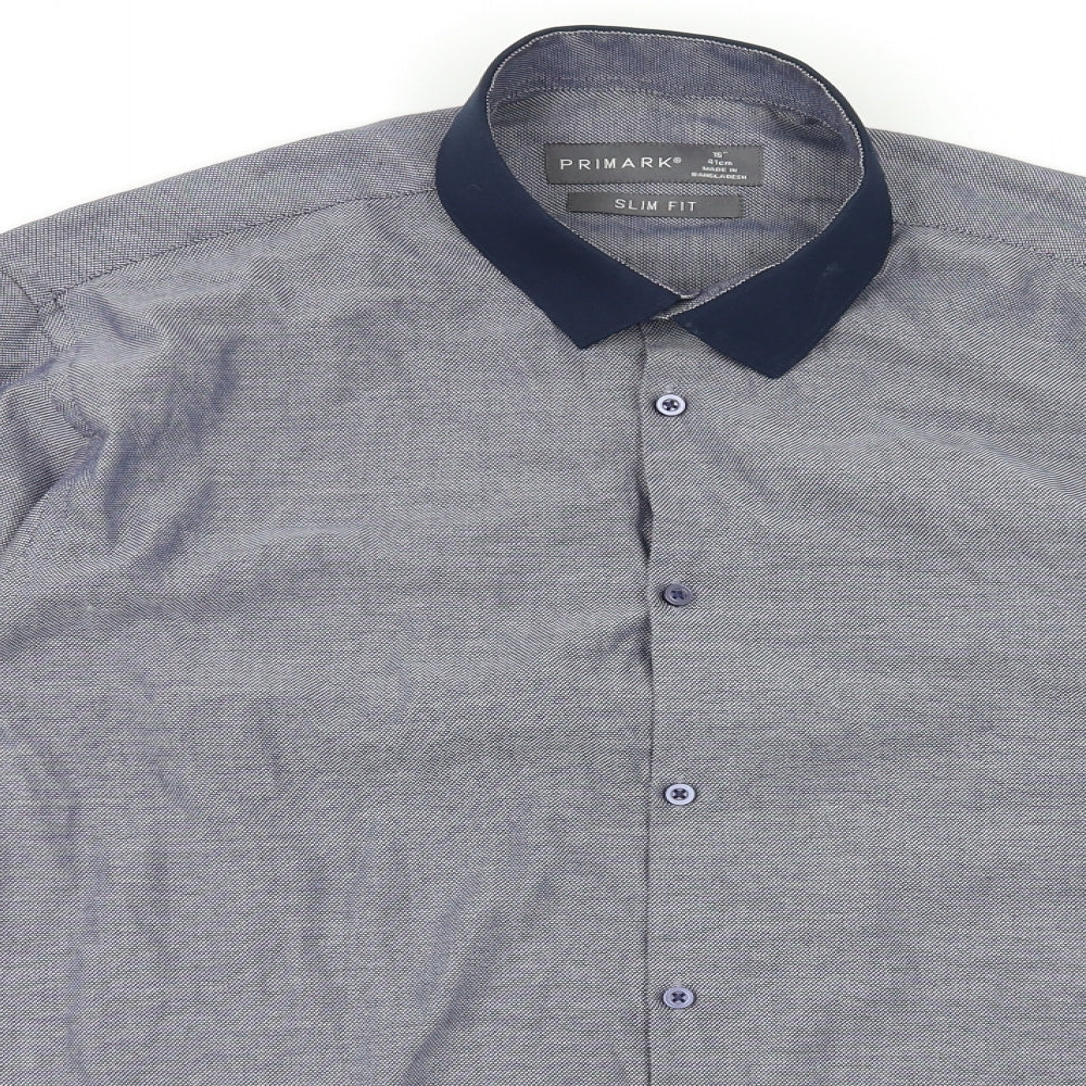 Primark Mens Blue    T-Shirt Size 16