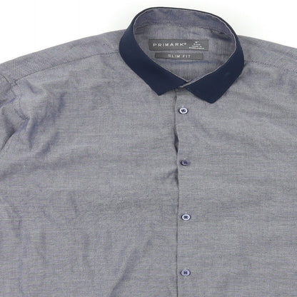 Primark Mens Blue    T-Shirt Size 16